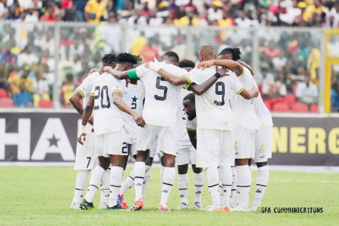 Black Stars fall four places to 77th in the November FIFA rankings
