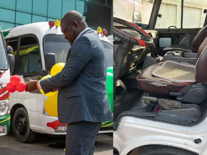 GFA distributes buses to Ghanaian teams- original photo credits: GFA Comms