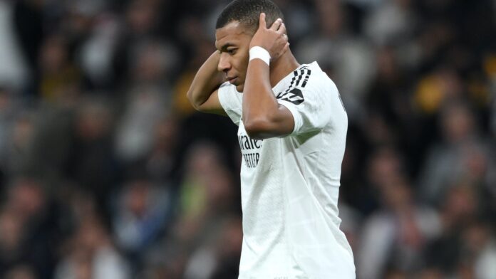 Kylian Mbappe's struggles at Madrid continues after the forward missed a penalty