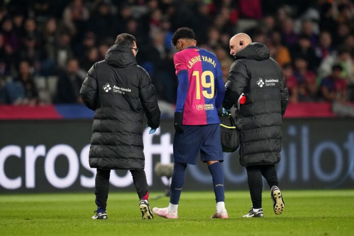 Lamine Yamal sidelined with Ankle Injury