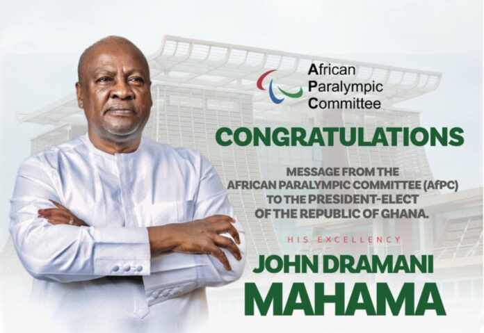 John Mahama receives congratulatory message from AfPC